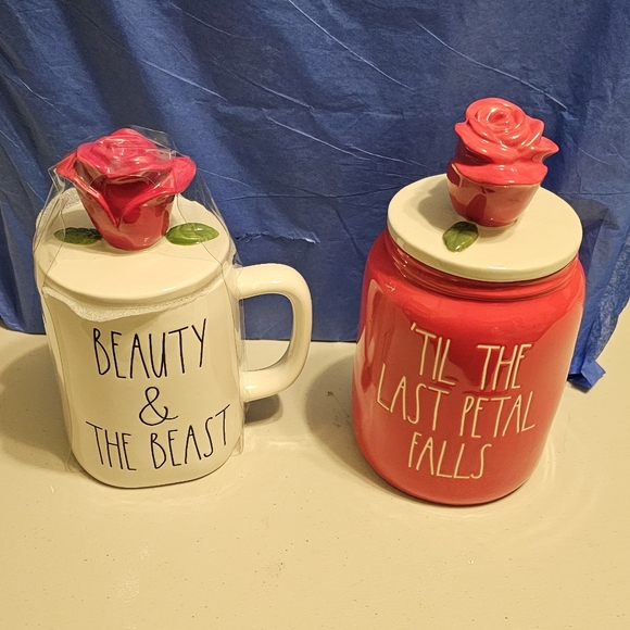 Rae Dunn Disney Beauty and the beast bundle - Picture 3 of 7